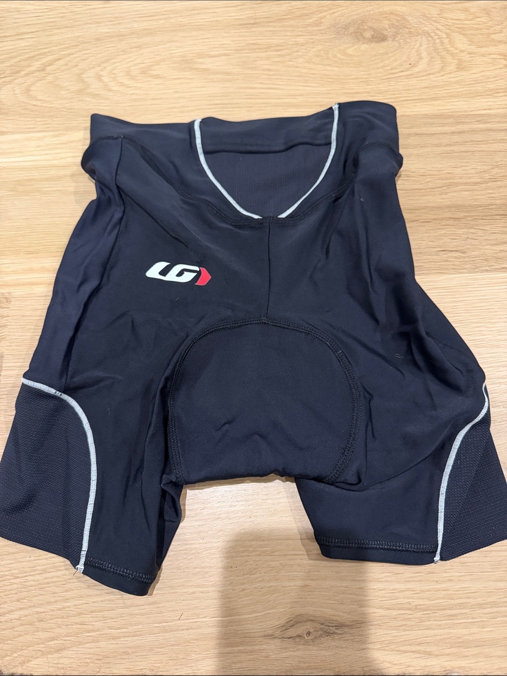 Louis Garneau Men's Black Padded Cycling Shorts